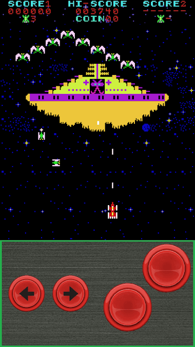 Phoenix Retro Arcade — starcie z przeciwnikami